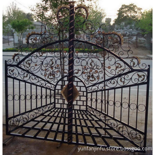 villa custom cast iron doors